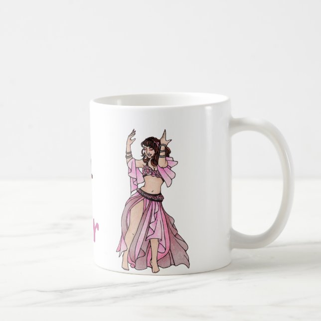 Taza De Café El bailarín Belly Habibi (Derecha)