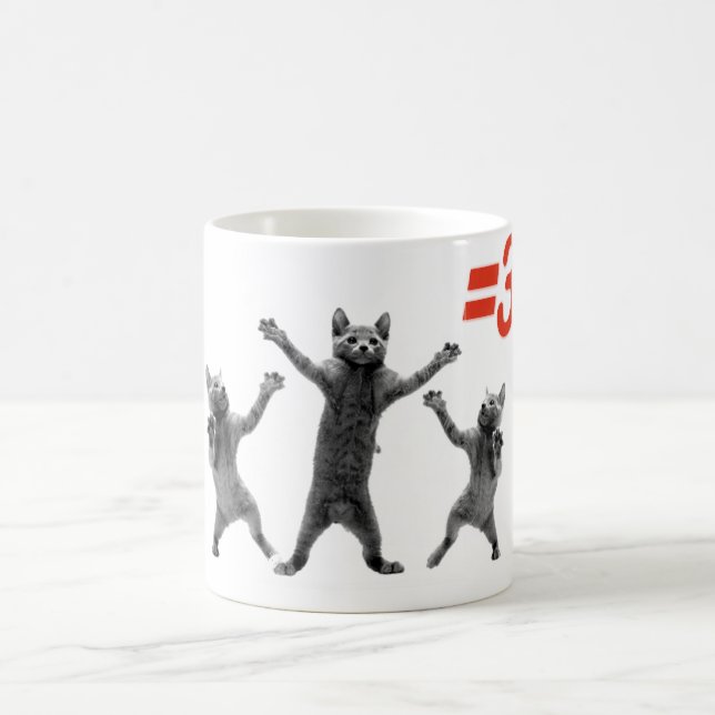 Taza De Café el baile de gatos iguala tres nc (Centro)