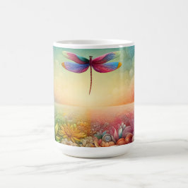 Taza De Café El baile de la libélula -
