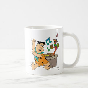 Taza De Café El baile del Flintstone de los Flintstones el