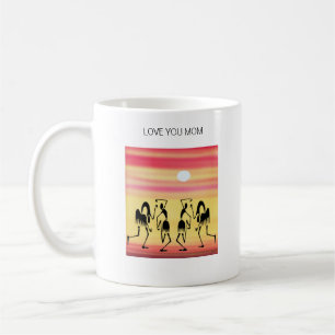 Taza De Café El baile roto impresionante de mamá 
