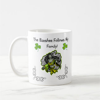 Taza De Café ¡El Banshee Sigue A Mi Familia! Folklore irlandés 