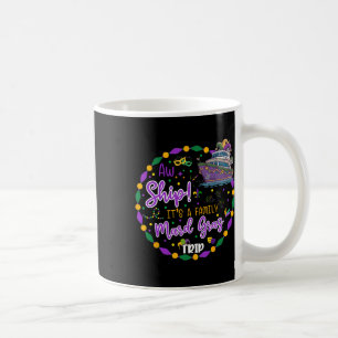 Taza De Café El barco nuevo es un viaje en crucero Mardigras co