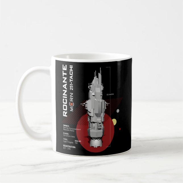 Taza De Café El barco Rocinante en expansión (Izquierda)