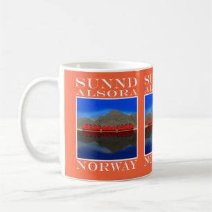 Taza De Café El Barco Rojo Casas Sunndalsøra Noruega