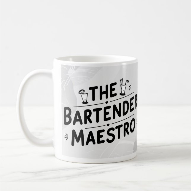 Taza De Café El barman Maestro  (Izquierda)
