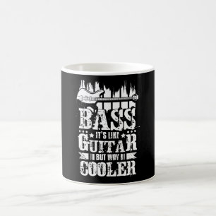 Taza De Café El Bass Es Como La Guitarra Pero Mucho Más Frío