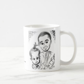 Taza De Café El bautizo de Douglaston Caricatures 2014b