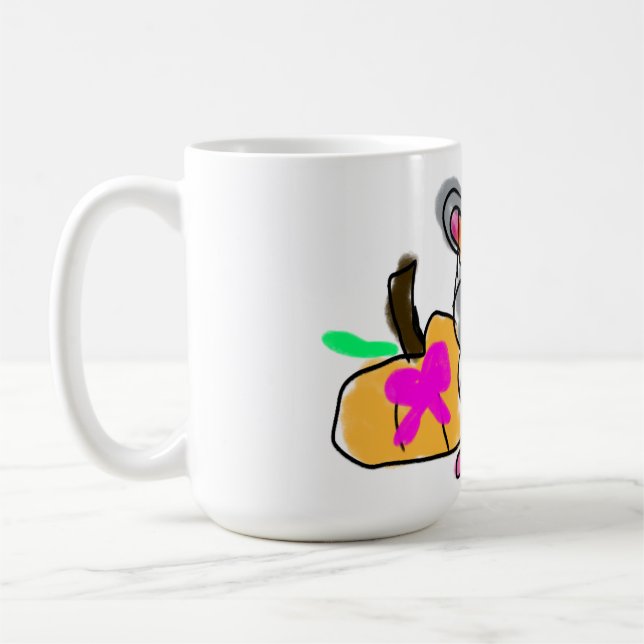 Taza De Café El bebé del ratón revela otoño (Izquierda)