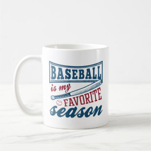Taza De Café El béisbol es mi temporada favorita