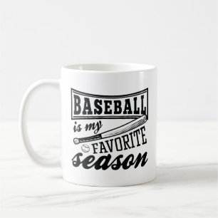 Taza De Café El béisbol es mi temporada favorita