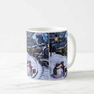 Taza De Café El beso de despedida Pintura de Alfred Fox
