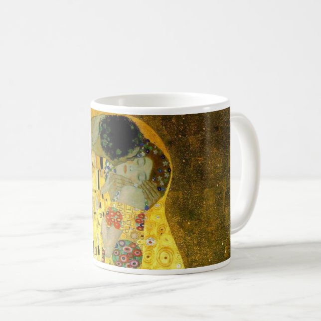 Taza De Café El beso por Klimt (Anverso derecho)