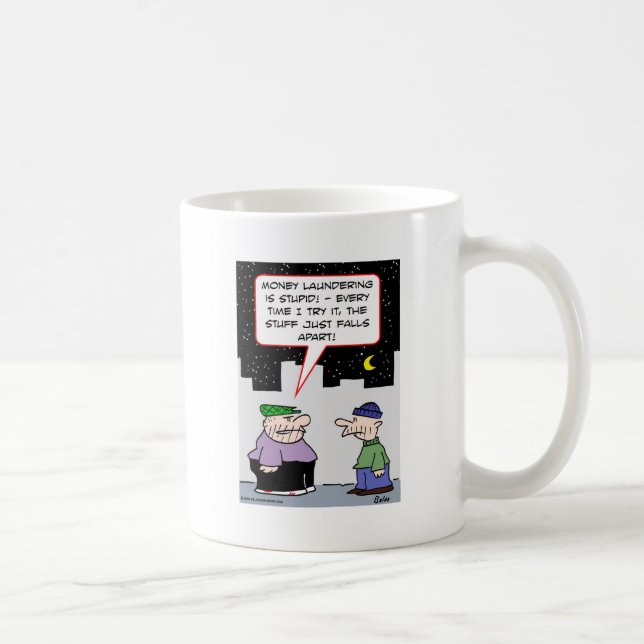 Taza De Café el blanqueo de dinero se deshace (Derecha)