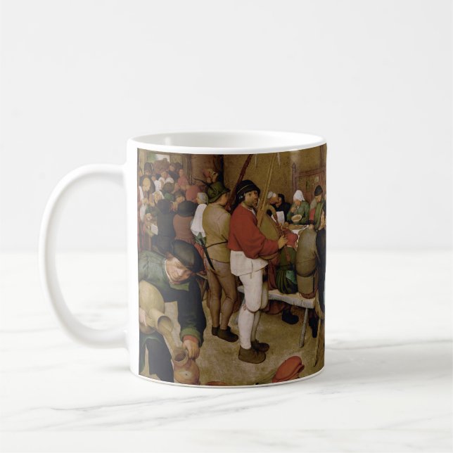 Taza De Café El Boda campesino de Pieter Bruegel, el anciano (Izquierda)