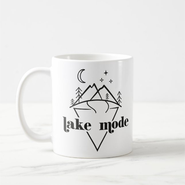 Taza De Café El Boho moderno del modo del lago (Izquierda)