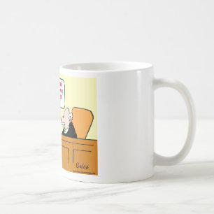 Taza De Café el bonito de la súplica del juez satisface azucar
