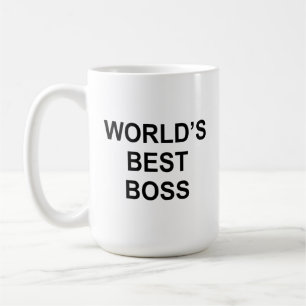 Taza De Café El bonito de "World'd mejor Boss" mucho lo resume