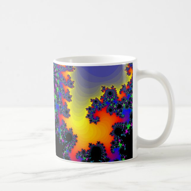 Taza De Café El borde del fractal: (Derecha)
