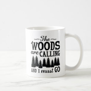 Taza De Café El bosque está llamando