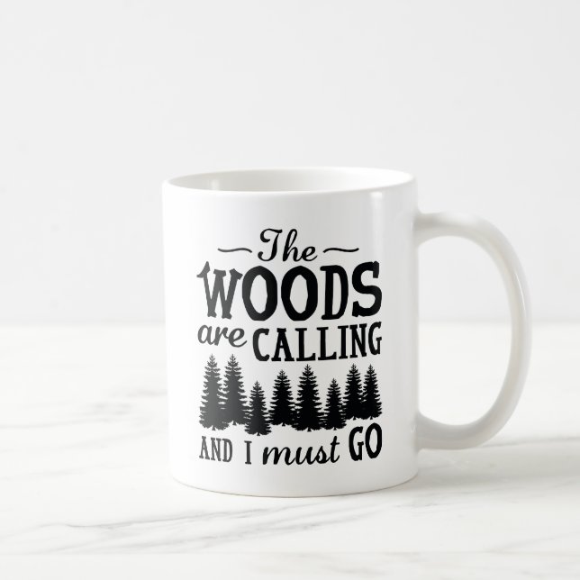 Taza De Café El bosque está llamando (Derecha)