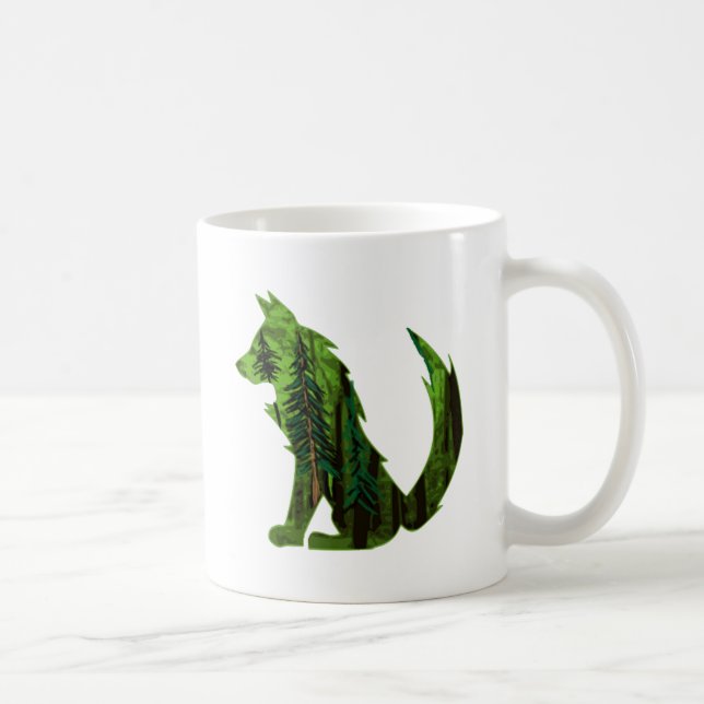 TAZA DE CAFÉ EL BOSQUE PROFUNDO (Derecha)
