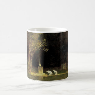 Taza De Café El Bosque Sagrado por Arnold Bocklin, Arte Vintage
