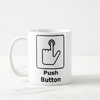 Taza De Café El botón/recibe el tocino