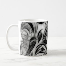 Taza De Café El brillante Invertido Floral Mug