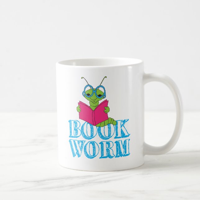Taza De Café El brillante libro verde del Personalizado Bookwor (Derecha)