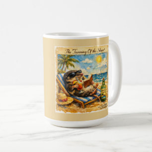 Taza De Café El bronceado de la musaraña – Ilustración divertid