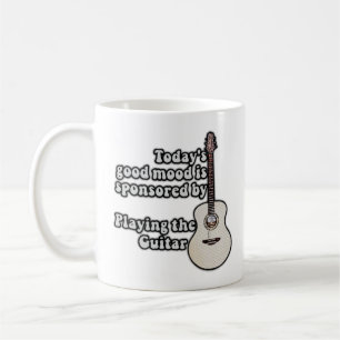 Taza De Café El buen humor de hoy es patrocinado por la guitarr