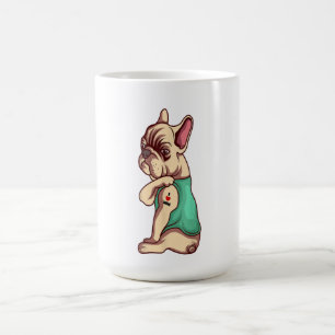 Taza De Café El Bulldog francés que amo a mamá es muy diverti
