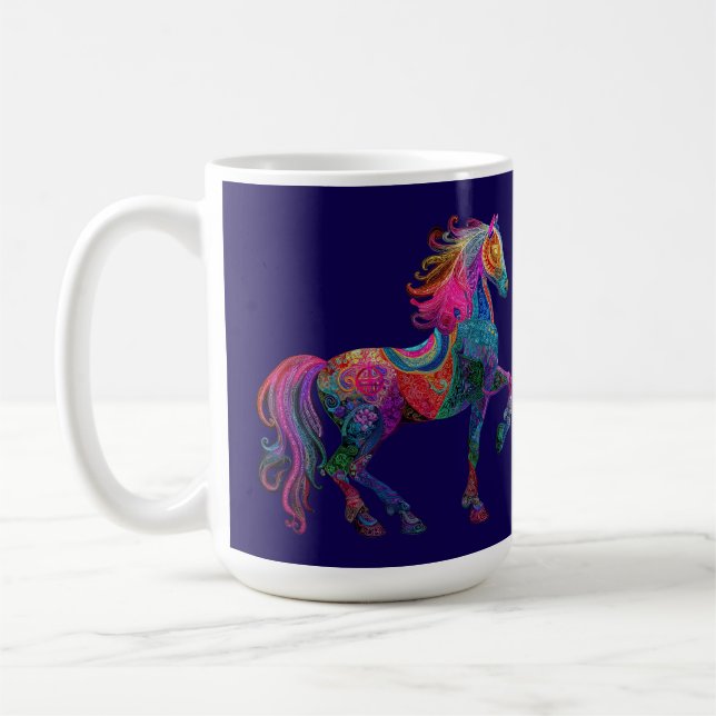 Taza De Café El Caballo Acolchado (Izquierda)