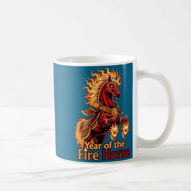 Taza De Café El Caballo de Fuego (Derecha)