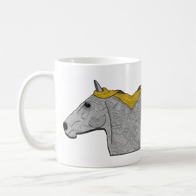 Taza De Café el caballo del espejo (Izquierda)