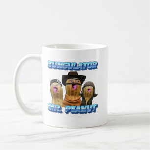 Taza De Café El Cacahuete Quemado Divertido GOOP Sr. Cacahuete