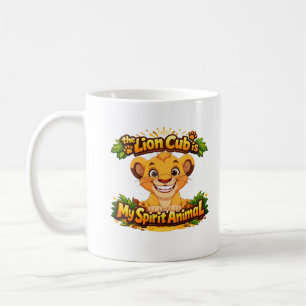 Taza De Café El Cachorro de León es Mi Animal Espiritual – Choc