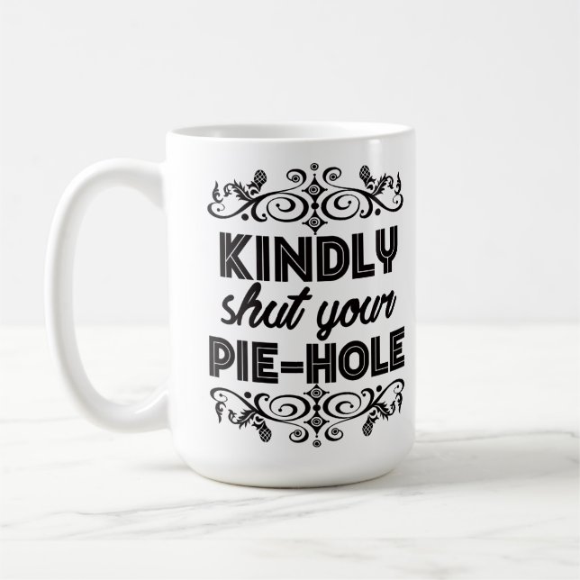 Taza De Café El café agresivo pasivo, amante de la calma, por f (Izquierda)