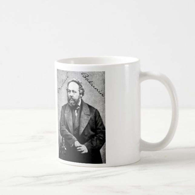 Taza De Café El café anarquista Mikhail Bakunin (Derecha)