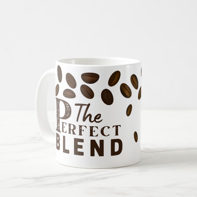 Taza De Café El Café Boda De Mezcla Perfecto (Anverso izquierdo)