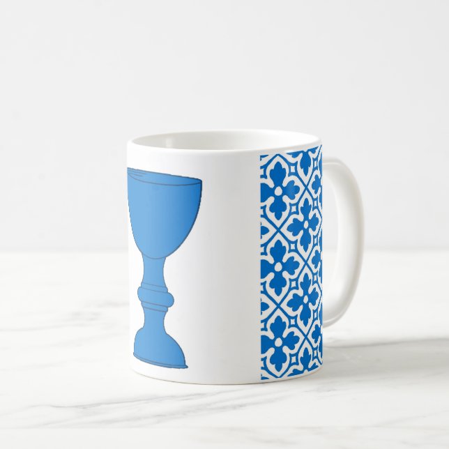 Taza De Café El café de la placa de la población del Principado (Anverso derecho)