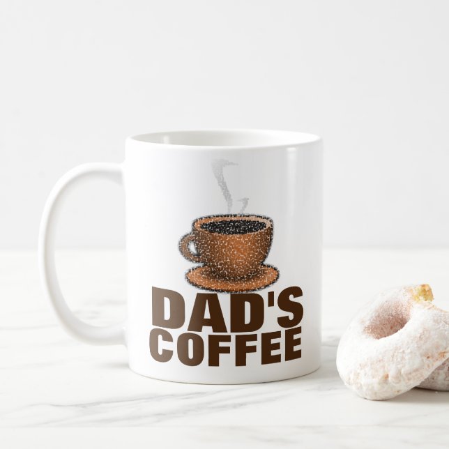 Taza De Café El café de papá (Con donut)