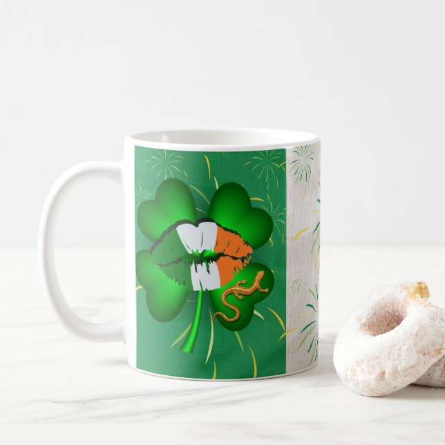 Taza De Café El café de San Patricio (Con donut)
