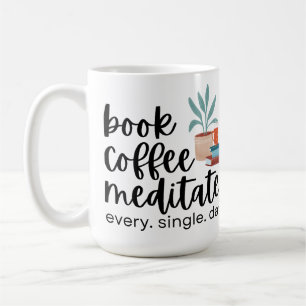 Taza De Café El café del libro medita cada día