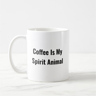 Taza De Café El café es mi animal espiritual