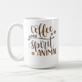 Taza De Café El café es mi animal espiritual