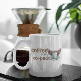 Taza De Café El café es mi co-piloto