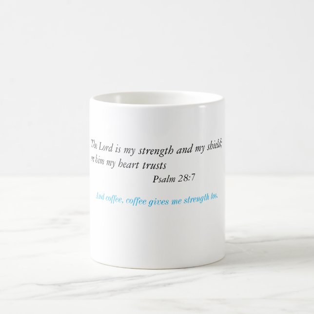 Taza De Café El café es mi fuerza (Centro)