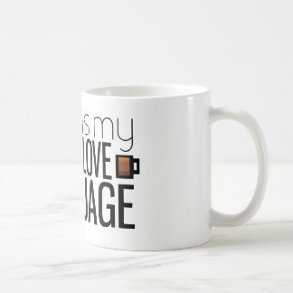 Taza De Café El café es mi lengua del amor